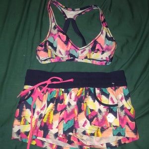 EUC roxy sports bra medium